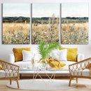 Wildflower Field Wall Art Canvas | Nature-Inspired Landscape