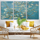 Vincent Van Gogh's Almond Blossom Abstract Wall Art Canvas,