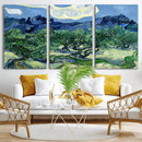 Olive Trees Van Gogh Wall Art Canvas Print