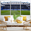 Chelsea FC Soccer Team Print - Stamford Bridge Stadium Wall