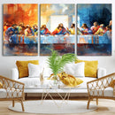 Abstract Watercolor The Last Supper Wall Art by MyGreatCanvas | Canvas Wall Art Prints | Photo Prints & Wall Decor