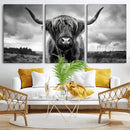 Scottish Cow Wall Art Canvas Print | Longhorn Wall Art | by MyGreatCanvas | Canvas Wall Art Prints | Photo Prints & Wall Decor