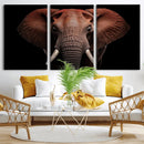 Wild Elephant Wall Art Canvas Print, Africa Savannah Wild by MyGreatCanvas | Canvas Wall Art Prints | Photo Prints & Wall Decor