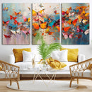 Abstract Butterfly Wall Art Canvas Print