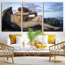 Fallen Angel Wall Art Canvas Print – Classic Art, Framed,