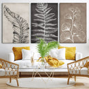 Minimalist Botanical Wall Art Canvas Print, Framed and Ready