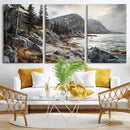 Serene Coastal View of Acadia National Park - Stunning