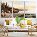 Serene Coastal View of Acadia National Park Wall Art -