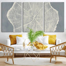 Abstract Tree Ring Wall Art Canvas Print – Nature-Inspired,