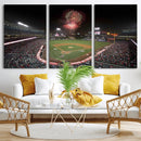Fireworks at Angel Stadium – Los Angeles Angels Canvas