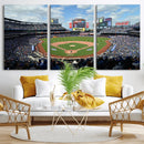New York Mets Baseball Team Print - Citi Field Stadium Wall
