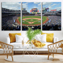 New York Mets Baseball Team Print - Citi Field Stadium Wall