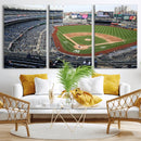 New York Yankees Baseball Team Print - Yankee Stadium Wall