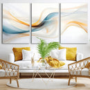 Decorative Turquoise Abstract Wave Wall Art Canvas Print by MyGreatCanvas | Canvas Wall Art Prints | Photo Prints & Wall Decor