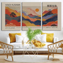 Yayoi Kusama Landscape Canvas Print, Vibrant Floral Mountain by MyGreatCanvas | Canvas Wall Art Prints | Photo Prints & Wall Decor