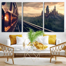 Harry Castle Wall Art Canvas Print, Wizard School Wall Art