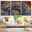 Abstract Tree Ring Wall Art, Colorful Framed Tree Ring Wall by MyGreatCanvas | Canvas Wall Art Prints | Photo Prints & Wall Decor