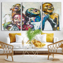 Shai Yossef Style Canvas Art - Joyful African Black Kids