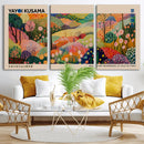 Yayoi Kusama Japanese Art Canvas Print, Abstract Art, Large