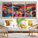 Yayoi Kusama Wall Art Canvas Print, Abstract Art, Large