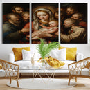 Religious Canvas Wall Art Print - Madonna and Child with by MyGreatCanvas | Canvas Wall Art Prints | Photo Prints & Wall Decor