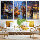 Colorful Jazz Wall Art - African American Music Canvas Print