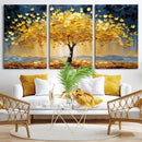 Golden Tree Wall Art – Framed Autumn Leaves Canvas Artwork, by MyGreatCanvas | Canvas Wall Art Prints | Photo Prints & Wall Decor
