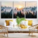 Abstract Forest Wall Art - Serene Nature Canvas Print with by MyGreatCanvas | Canvas Wall Art Prints | Photo Prints & Wall Decor