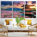 Mount Fuji Cherry Blossom Wall Art Canvas Print – Framed by MyGreatCanvas | Canvas Wall Art Prints | Photo Prints & Wall Decor