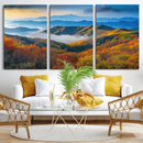 Autumn Mountains Wall Art, Vibrant Fall Foliage Landscape by MyGreatCanvas | Canvas Wall Art Prints | Photo Prints & Wall Decor
