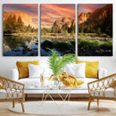 Yosemite Valley Wall Art, El Capitan Sunset Canvas Print, by MyGreatCanvas | Canvas Wall Art Prints | Photo Prints & Wall Decor