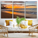 Tropical Beach Wall Art – Framed Sunset Ocean Canvas by MyGreatCanvas | Canvas Wall Art Prints | Photo Prints & Wall Decor