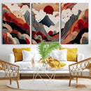 Abstract Mountain Wall Art Canvas Print – Vibrant Stylized by MyGreatCanvas | Canvas Wall Art Prints | Photo Prints & Wall Decor