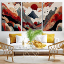 Abstract Mountain Wall Art – Framed Vibrant Landscape Canvas by MyGreatCanvas | Canvas Wall Art Prints | Photo Prints & Wall Decor