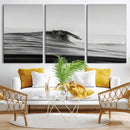 Black Wave Wall Art Canvas Print – Framed Abstract Surf by MyGreatCanvas | Canvas Wall Art Prints | Photo Prints & Wall Decor