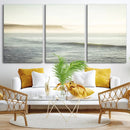 Coastal Cliffs Wall Art Canvas Print – Misty Ocean Seascape