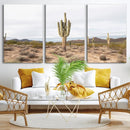 Saguaro Cactus Wall Art Canvas Print – Framed Desert