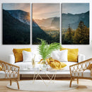 Yosemite Valley Wall Art Canvas Print – Framed Mountain