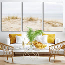 Beach Dunes Wall Art Canvas Print – Framed Serene Coastal