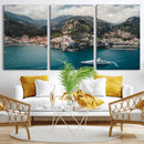 Amalfi Coast Wall Art – Framed Italian Seaside Canvas by MyGreatCanvas | Canvas Wall Art Prints | Photo Prints & Wall Decor