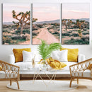 Joshua Tree Park Wall Art Canvas Print – Framed Desert Road by MyGreatCanvas | Canvas Wall Art Prints | Photo Prints & Wall Decor