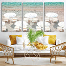 Calm Beach Wall Art – Framed Turquoise Water Canvas Artwork, by MyGreatCanvas | Canvas Wall Art Prints | Photo Prints & Wall Decor