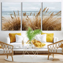 Beach Grass Wall Art Canvas Print – Framed Coastal Dunes Art by MyGreatCanvas | Canvas Wall Art Prints | Photo Prints & Wall Decor