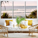 Ocean Surfer Wall Art Canvas Print – Framed Coastal Surf Art by MyGreatCanvas | Canvas Wall Art Prints | Photo Prints & Wall Decor