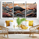 Yayoi Kusama Wall Art Canvas Print – Framed Japanese Dot Art