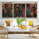 Modern Japanese Wall Art Canvas Print – Framed Abstract