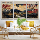 Modern Japanese Wall Art Canvas Print – Framed Abstract by MyGreatCanvas | Canvas Wall Art Prints | Photo Prints & Wall Decor