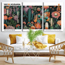 Modern Japanese Wall Art Canvas Print – Framed Abstract