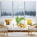 Winter Forest Wall Art Canvas Print – Framed Snowy Landscape by MyGreatCanvas | Canvas Wall Art Prints | Photo Prints & Wall Decor