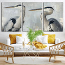 Bird Canvas Decor Wall Art Canvas Print – Framed Coastal